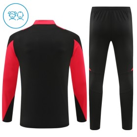 Criança Bayern München Quarter-Zip Sweat de Treino 2024-25 Preta